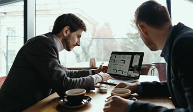 Service business website preview